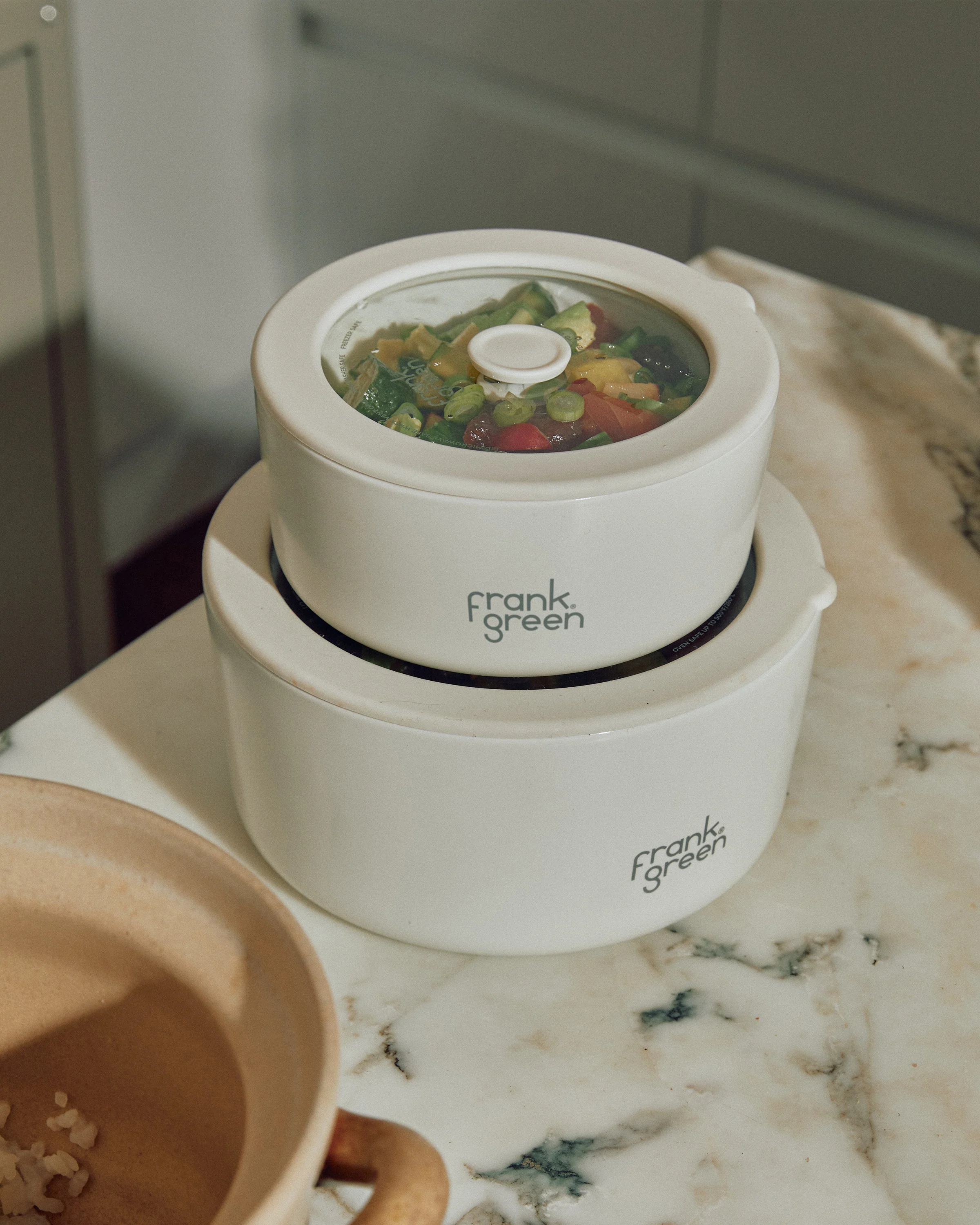 Porcelain Bowls with Glass Lids (2 Pack) - 700ml & 1500ml - Image 11